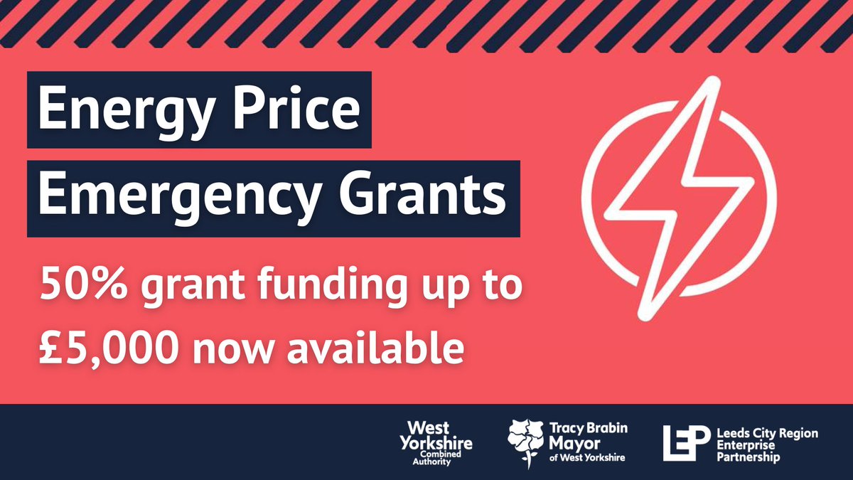Today we're launching a £1million fund to help businesses and organisations with the escalating cost of living crisis.

We're supporting local communities and businesses at a time of national crisis, helping to keep people warm and fed this winter.

westyorks-ca.gov.uk/helping-west-y…