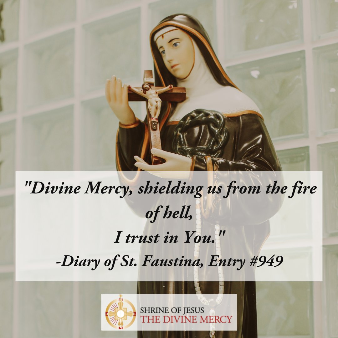 SJDivineMercy's tweet photo. #WJMP #WomenofJesusMercifulPassion #religiouslife #consecratedlife #DivineMercy #StFaustina #DiaryofSaintFaustina #TheServantsofJesusTheDivineMercy #DivineMercyCenter #ShrineofJesustheDivineMercy  #fire #trust #jesusitrustinyou #shield #hell https://t.co/oypPz2ntQY