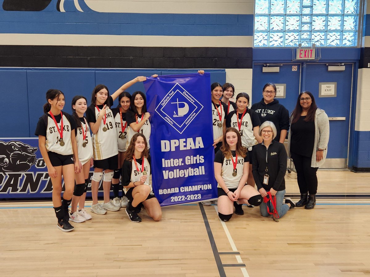 Congratulations to our Intermediate Girl’s Volleyball Team who are Board Champions!
