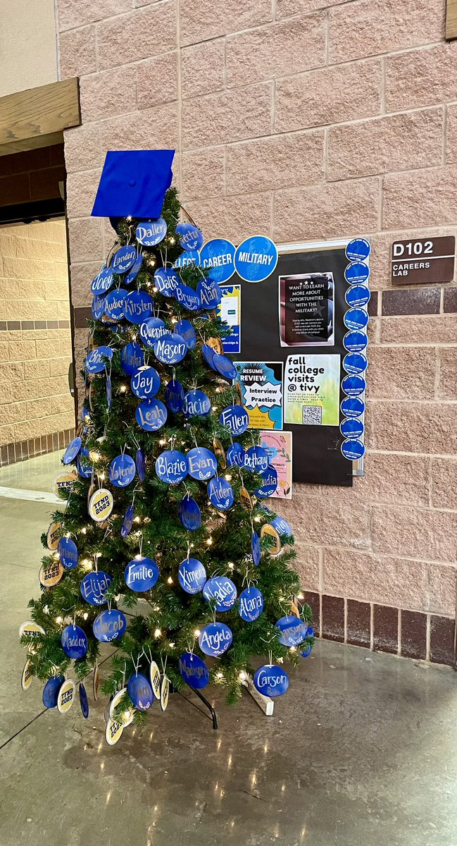 As we prepare to close semester 1 for the school year, it is time for the graduation tree! Spring semester countdown to graduation for <a href="/kerrvilleisd/">kerrvilleisd</a> Class of 2023! See it. Name it. Do it. <a href="/thehypeherd/">thehypeherd</a> <a href="/TivyFineArts/">Tivy Fine Arts</a> <a href="/BalserShelby/">Shelby Balser</a>