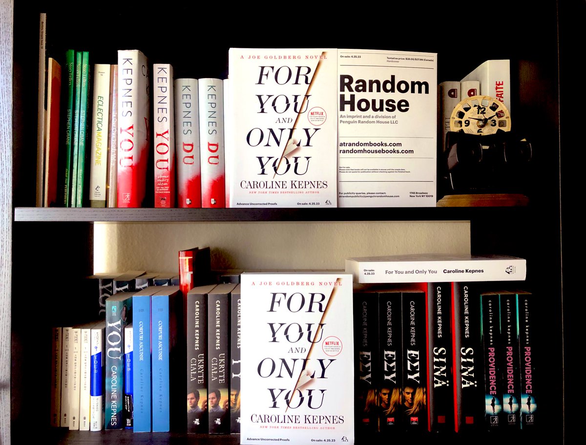 Caroline Kepnes on Twitter home FOR YOU AND ONLY YOU!"