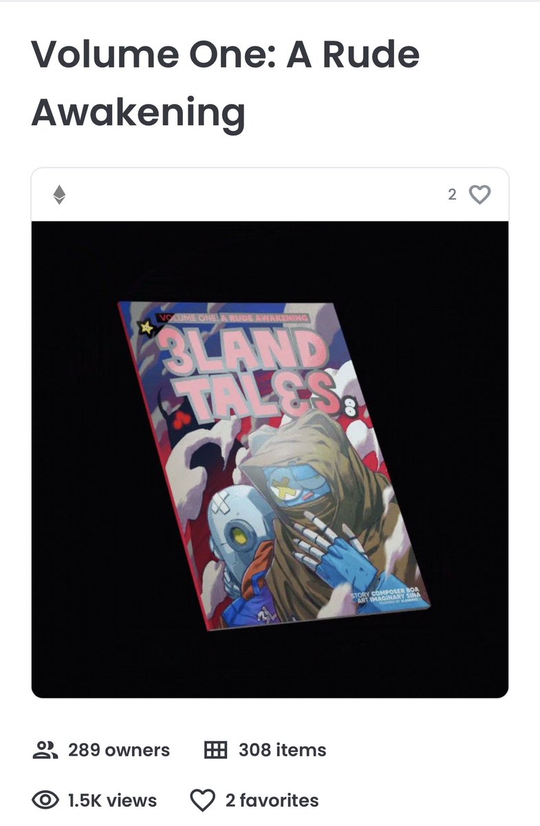 Just minted my <a href="/3LandTales/">3LandTales</a>! Thanks  <a href="/InvsbleFriends/">Invisible Friends</a>/<a href="/RNDMCHARACTERS/">Random Character Collective</a> 🍻. Hope to see some physicals of these 👀🔥