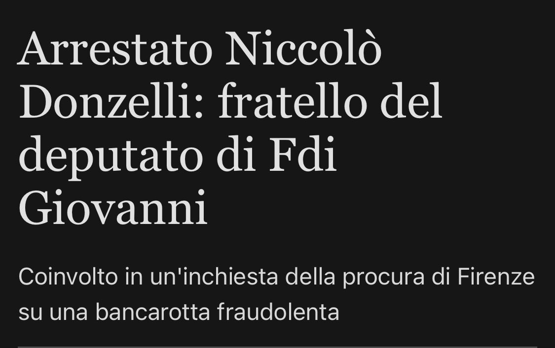Mi chiedo come mai a Donzelli non sia stato riservato, da stampa e politici vari, lo stesso trattamento di Aboubakar Soumahoro.
Forse perché nella famiglia di Minnie sono di carnagione chiara.