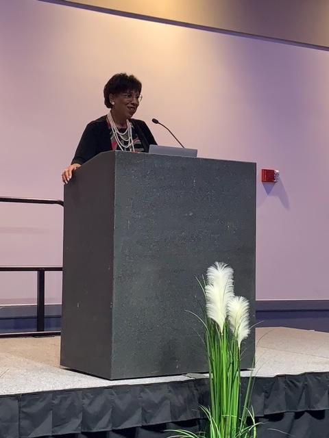 Baldwin_Cty_BOE's tweet photo. Our superintendent, Dr. Noris Price, was selected to be the keynote speaker at the Georgia Association for Positive Behavior Support Conference held today in Atlanta. Congratulations, Dr. Price. You make us proud! #GAPBS #georgiacollege https://t.co/sMq9BihG1A