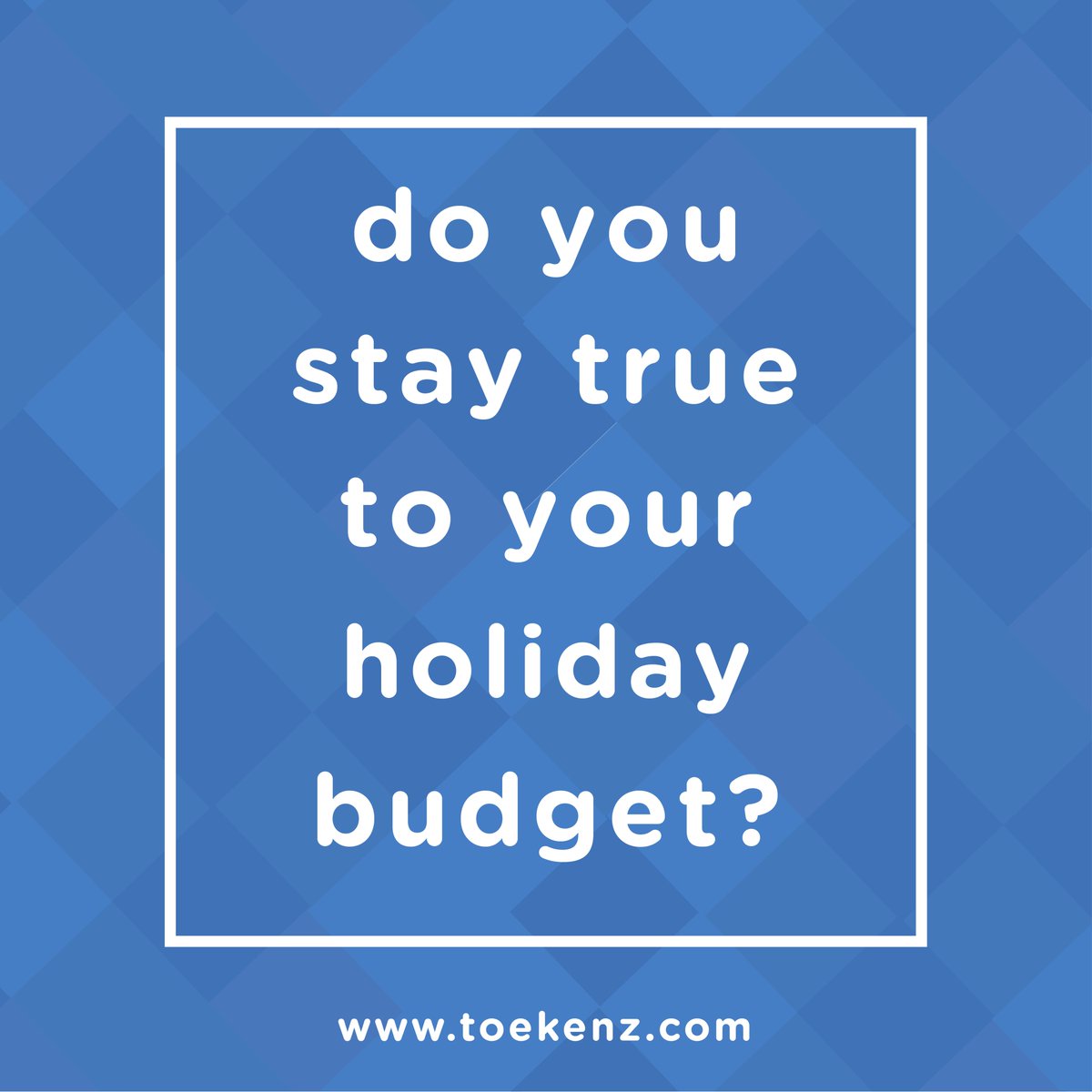 What type of budgeter are you when it comes to holiday spending?

#nft #crypto #toekenz #education #family #fintech #metaverse #web3 #dao #kids #askthecommunity