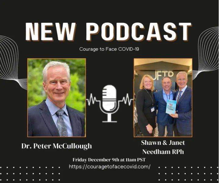 🚩 TOMOROW 11a PST / 1p CST! Join us LIVE on 
Twitter 👉 buff.ly/38zMs7w 
FB 👉 buff.ly/3f3jz88 
& LI 👉 buff.ly/37Llbjv 

Dr Peter McCullough on The Courage to Face COVID-19 

Don't Miss It!

#DrPeterMcCullough #COVID19 #Covid_19