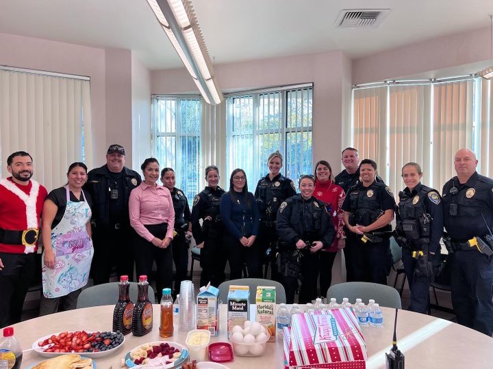 Celebrating our CVPD partners for their support!  We appreciate them!! We served them breakfast today!