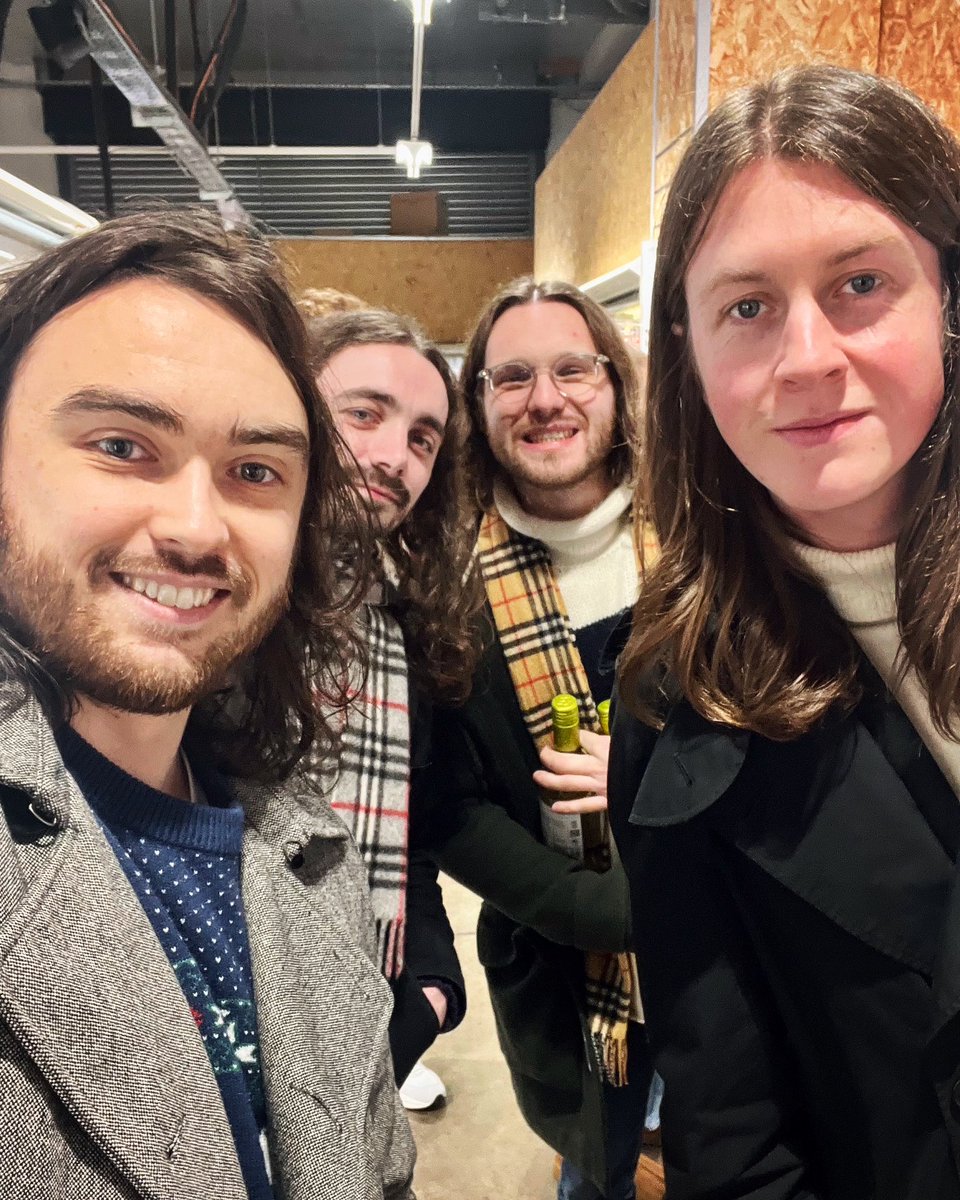 Calm before the storm @ @generalstores_ 👀🍯 Have a sensational 4 nights at the @O2ApolloManc, always great to bump into you boys @BlossomsBand!! Dan x #blossomsband #manchester #blossoms
