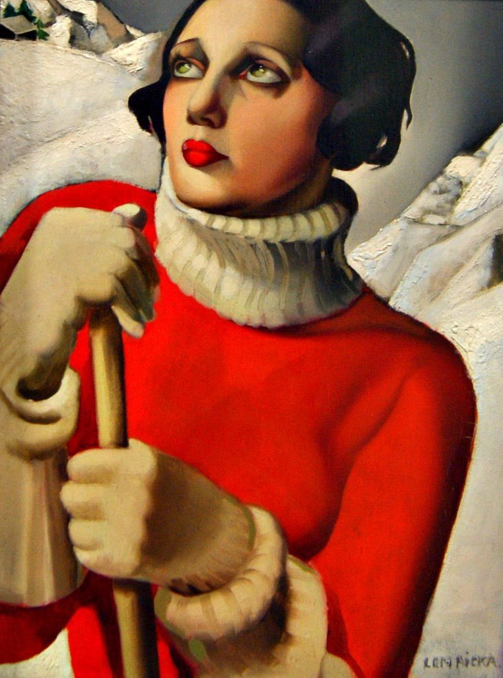 Saint Moritz 1929 #TamaradeLempicka