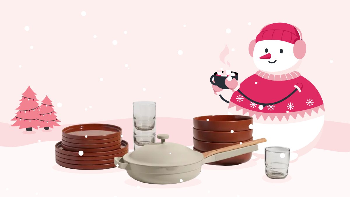 Ring in the holidays with Ibotta! Today’s prize: @ourplace Always Pan & dinnerware set. Here's how to enter: Step 1: Follow @Ibotta Step 2: RT and tag a friend Step 3: Use the hashtag #IbottaGiveaway Giveaway ends at 11:59 pm MT on 12/17. See details: bit.ly/3VQzABm