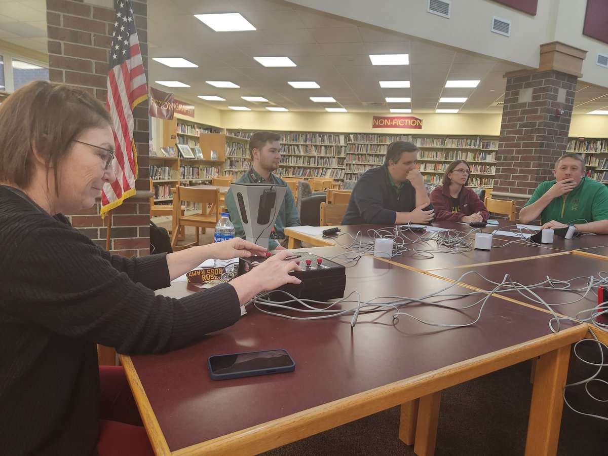 Ross' Academic Team had a fun time in our annual Teachers v Students meet today. (We let the teachers win, but sshhhh don't tell them that. 😉) <a href="/RossRams1/">Ross High School</a>