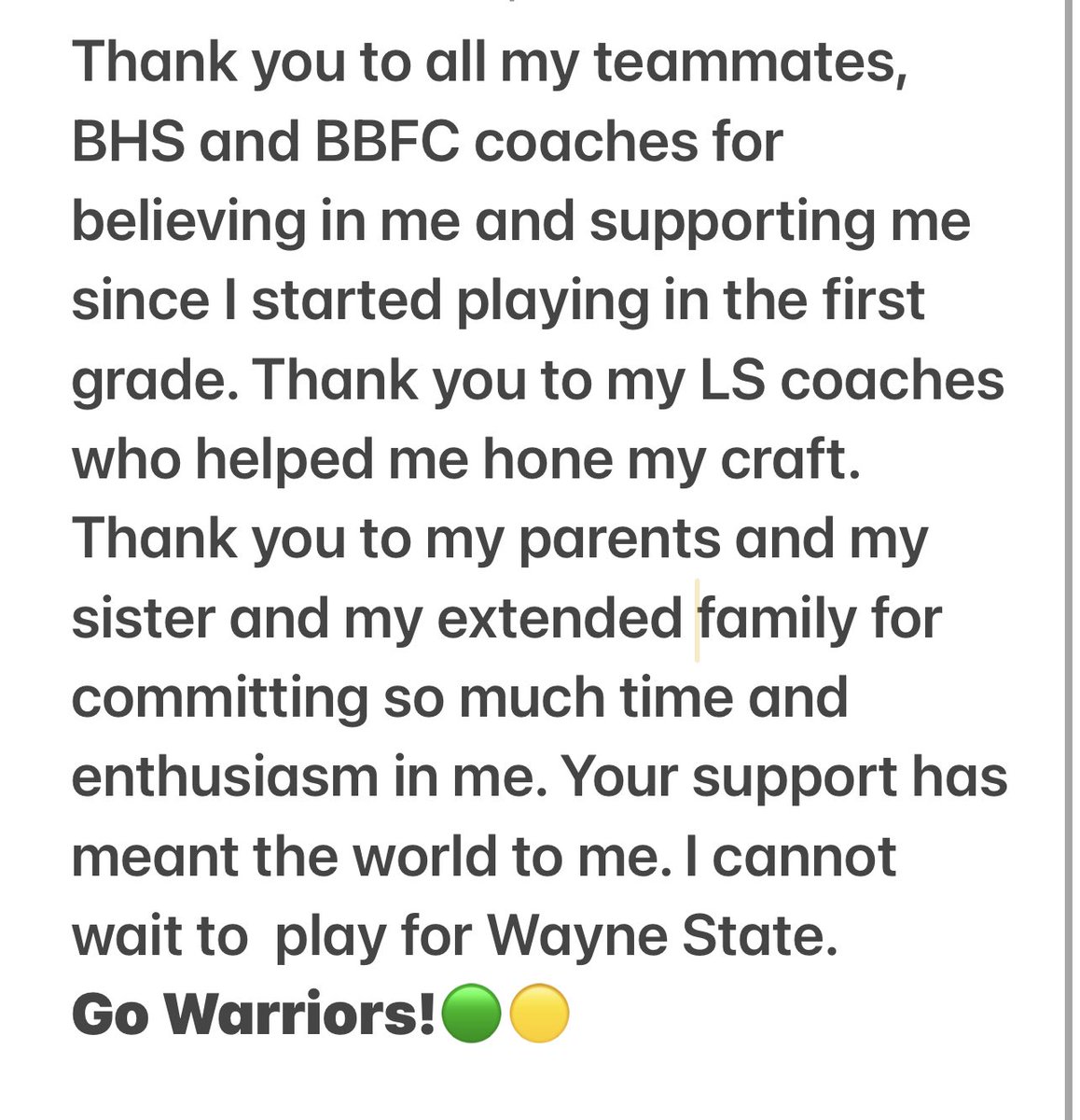 Nico Davis (@nicodavisls) on Twitter photo 💯 committed!
<a href="/WSUWarriorFB/">Wayne State Football</a> @LBCoachGardiner <a href="/LeeFBall1/">Paul Winters</a> <a href="/KornblueSnappin/">Kornblue Snapping</a> <a href="/KornblueKicking/">Brandon Kornblue</a> <a href="/KohlsSnapping/">Kohl's Snapping Camps</a> <a href="/KohlsKicking/">Kohl's Kicking Camps</a> <a href="/NolanOwenLS/">Nolan's Long Snapping</a> <a href="/godogs_football/">Brighton Football</a> <a href="/AllenTrieu/">Allen Trieu</a> @klaa_updates <a href="/MichFBFrenzy/">Michigan Prep Frenzy</a> 💯 committed!
<a href="/WSUWarriorFB/">Wayne State Football</a> @LBCoachGardiner <a href="/LeeFBall1/">Paul Winters</a> <a href="/KornblueSnappin/">Kornblue Snapping</a> <a href="/KornblueKicking/">Brandon Kornblue</a> <a href="/KohlsSnapping/">Kohl's Snapping Camps</a> <a href="/KohlsKicking/">Kohl's Kicking Camps</a> <a href="/NolanOwenLS/">Nolan's Long Snapping</a> <a href="/godogs_football/">Brighton Football</a> <a href="/AllenTrieu/">Allen Trieu</a> @klaa_updates <a href="/MichFBFrenzy/">Michigan Prep Frenzy</a>