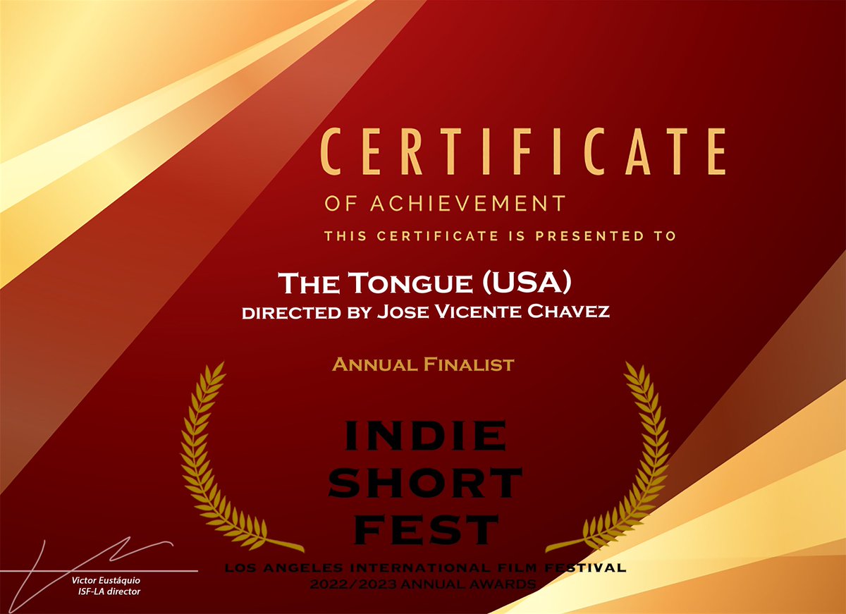 josevinnychavez's tweet photo. Los Angeles, it’s happening. 

January 21st. @indieshortfest. 

The Tongue premiere. Be there, or BEWARE. https://t.co/EuDUOplUZm