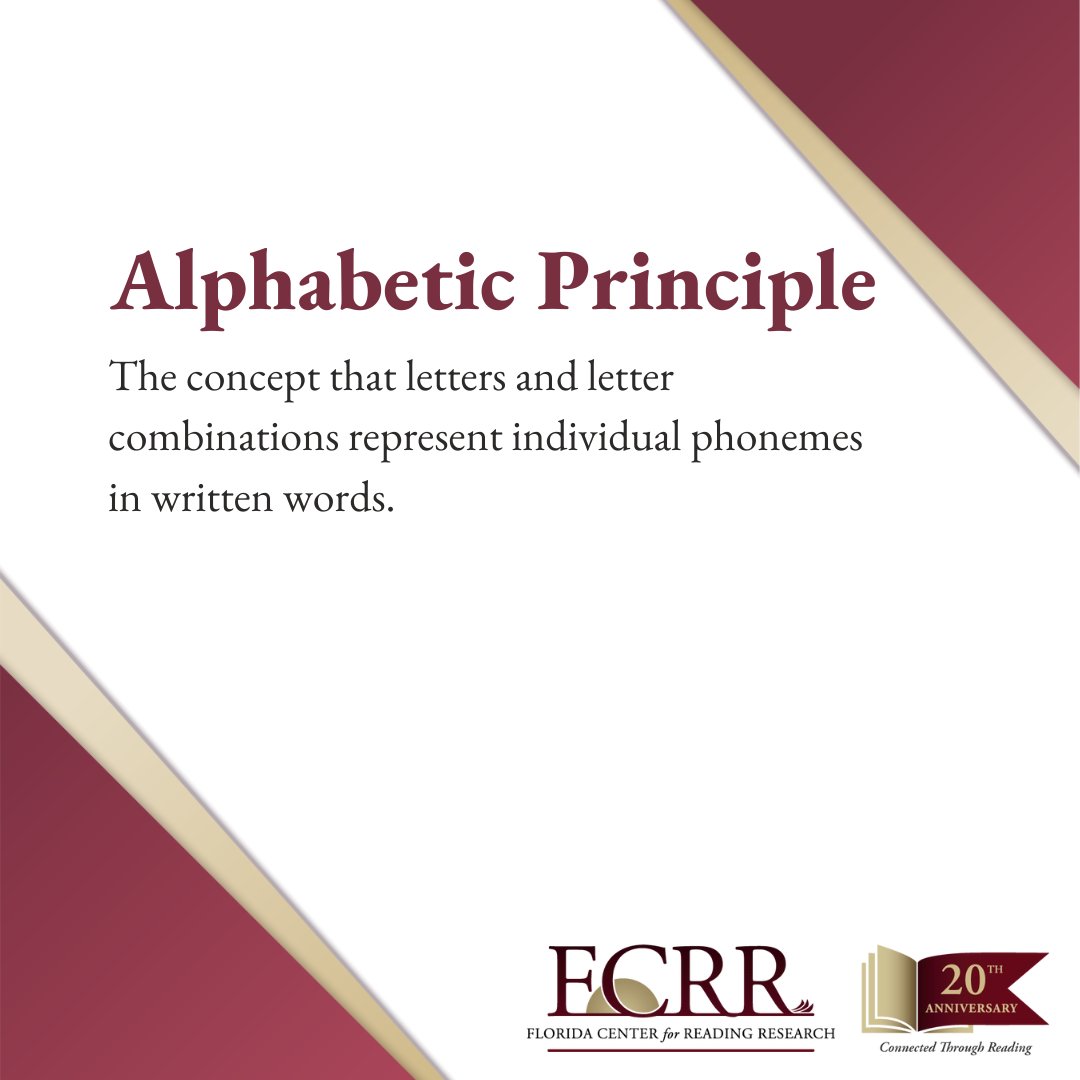 TheFCRR's tweet photo. Definition of the day.
#ConnectedThroughReading #20YearsOfReadingResearch #FCRR20thAnniversary https://t.co/X5CoShxwES