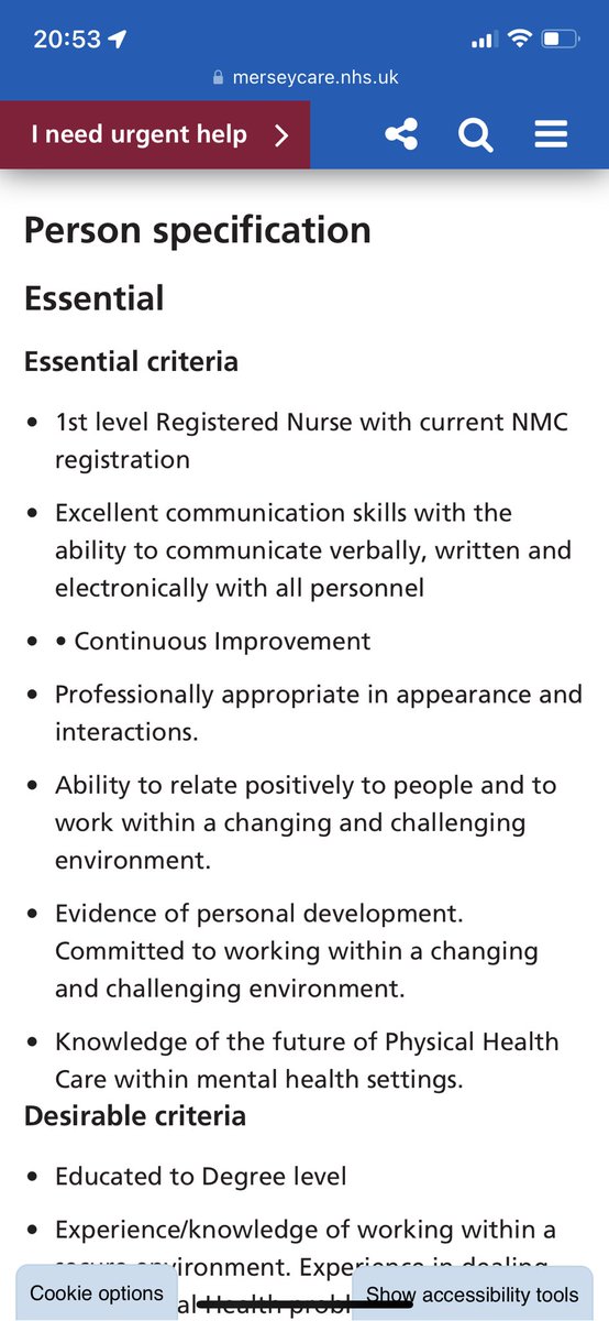 Looking for nurses to support our physical health services within secure care division 👀 have a look at our vacancy page!!