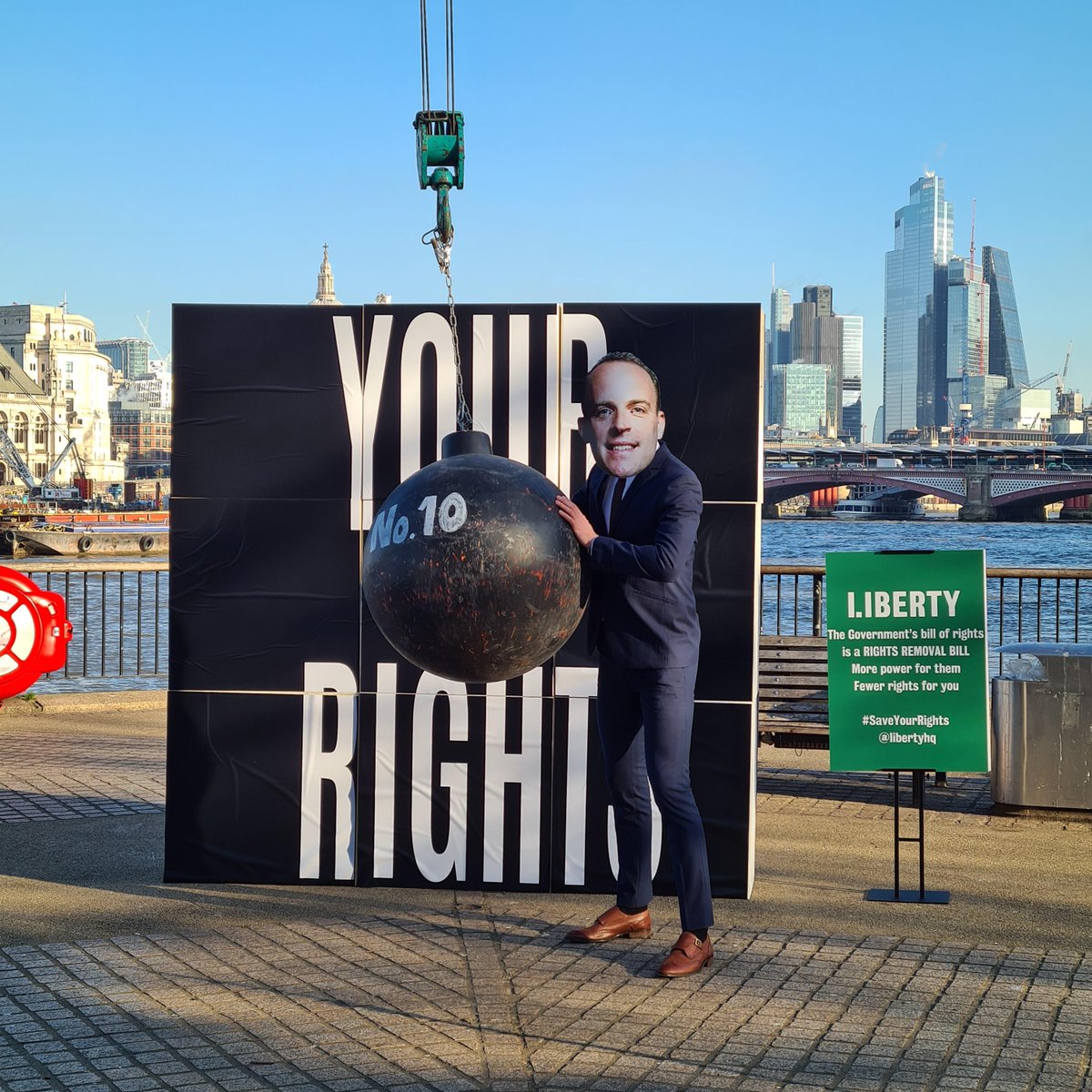 The Government is swinging a wrecking ball at your basic human rights

The #RightsRemovalBill means more power for them, fewer rights for you

Speak up to #SaveYourRights. Sign the petition: action.libertyhumanrights.org.uk/page/100020/pe…