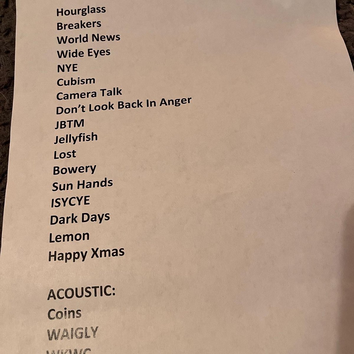 It was an incredible &amp; amazing feeling to have spent the past 3 nights w U @ 1 of my fave spots, <a href="/localnatives/">Local Natives</a>! Music truly is healing &amp; does wonders 4 my heart &amp; soul. Wish I could capture the feeling &amp; bottle it’s magic. TY 🎶✨🪦♥️🥹🙏🏼