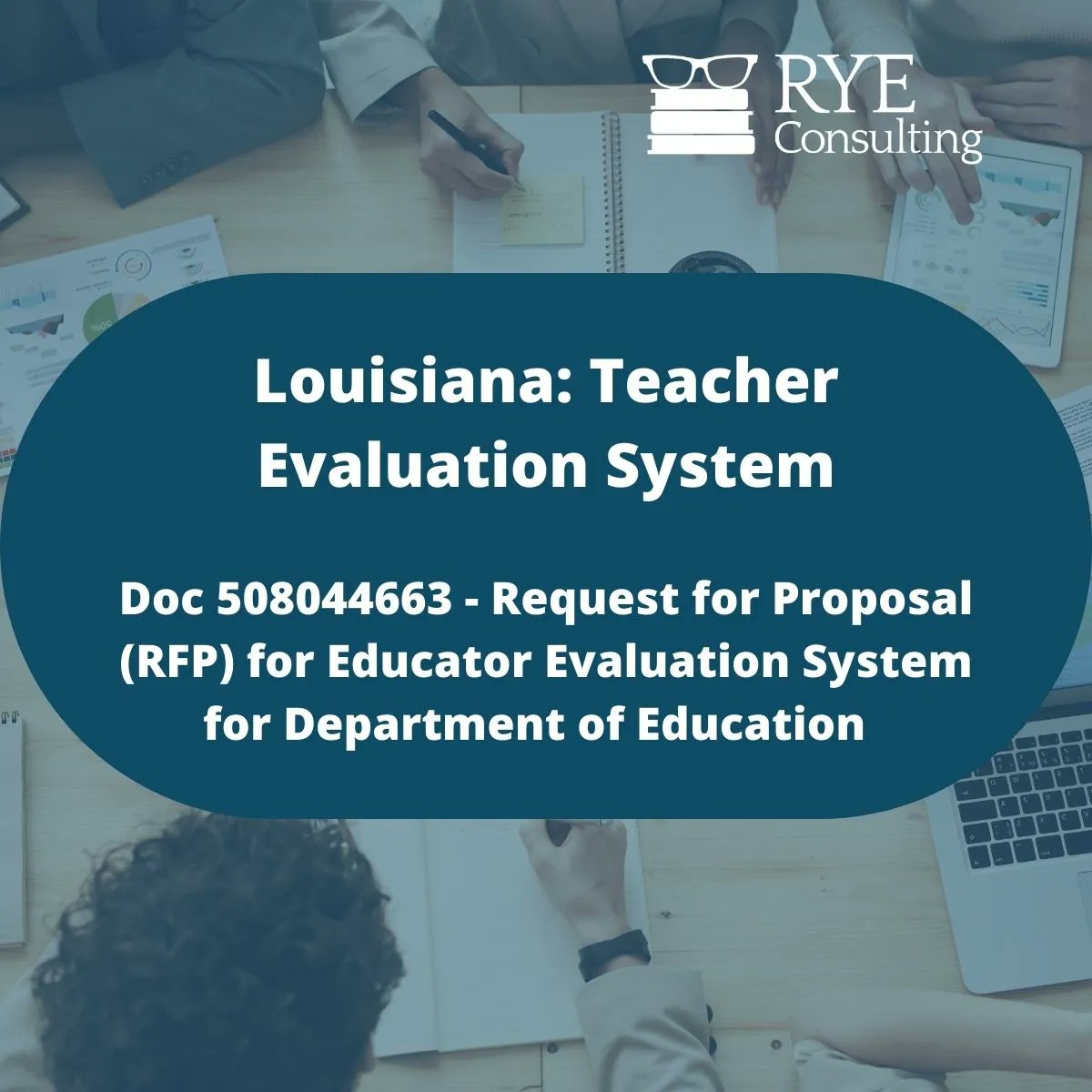 RYEConsulting's tweet image. #RYEprocurement: Louisiana is seeking a contractor to development of an #Educator #EvaluationSystem suite, in conjunction with the Louisiana Department of Education. Learn about the requirements for submission before this closes on Dec 13! buff.ly/3VwHVKD #LA