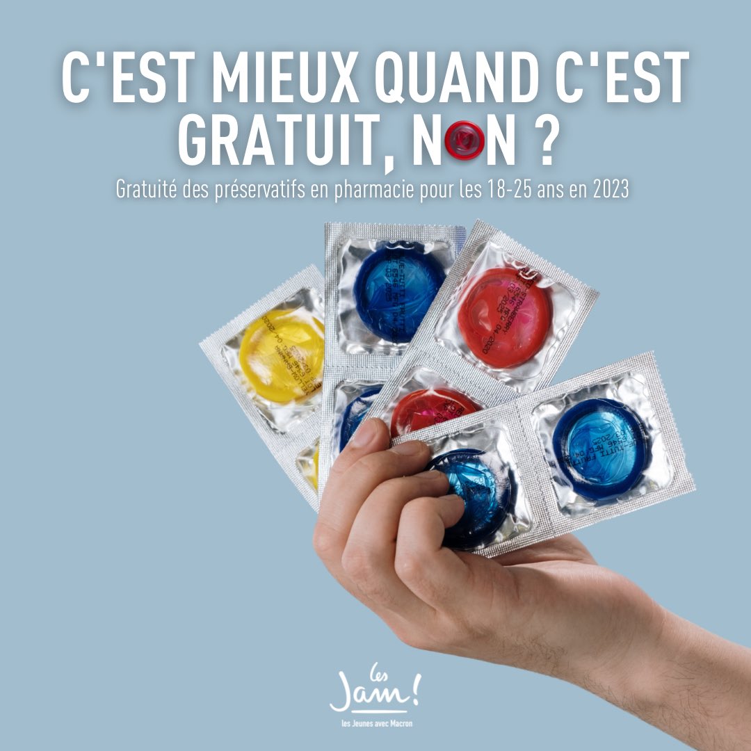 Se protéger ça n’a pas de prix. 
C’est pour ça qu'<a href="/EmmanuelMacron/">Emmanuel Macron</a> vient d'annoncer que les préservatifs seront gratuits pour les 18-25 ans à partir du 1er janvier dans les pharmacies.