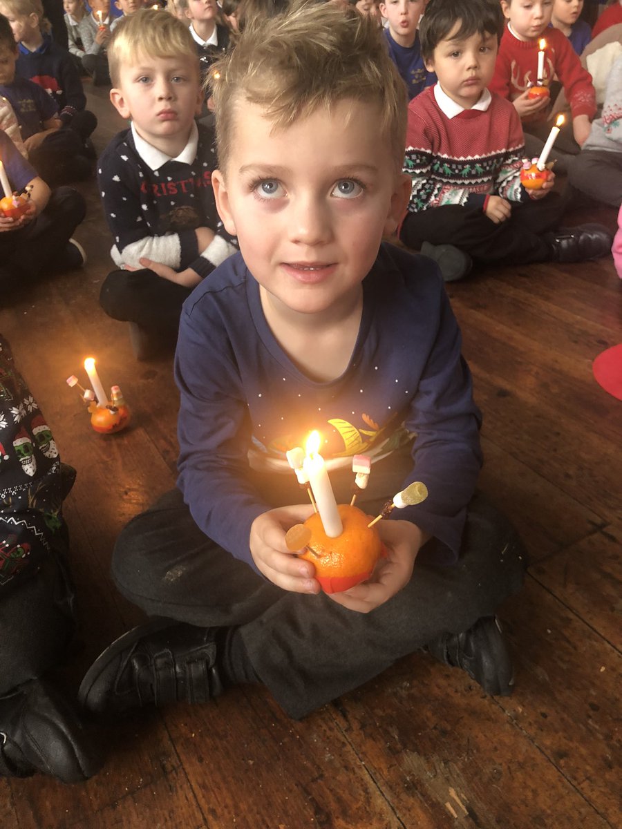 Loving the calm and stillness of watching the Christingles.