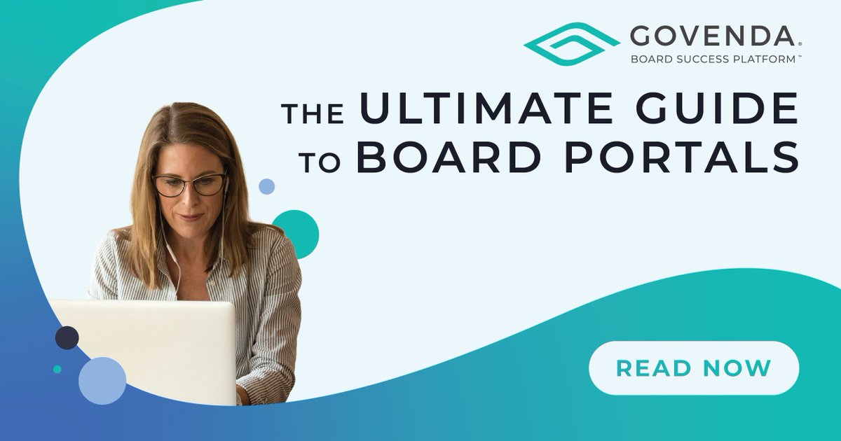 Are you considering a board portal to modernize your corporate governance? Read our guide to learn everything you need to know about board portals: hubs.la/Q01tFXQL0

#governance #corporategovernance #boardofdirectors