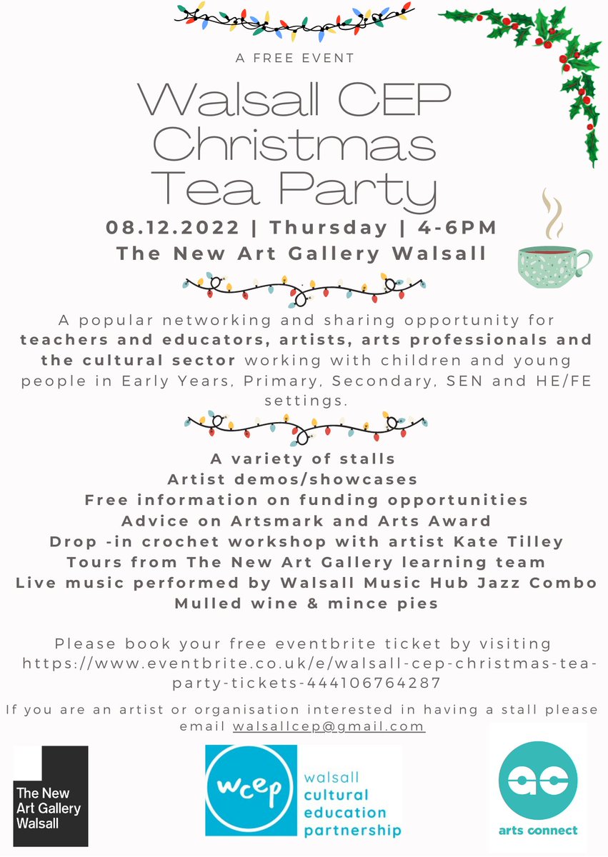 and we are off! #WCEPteaparty xmas 22