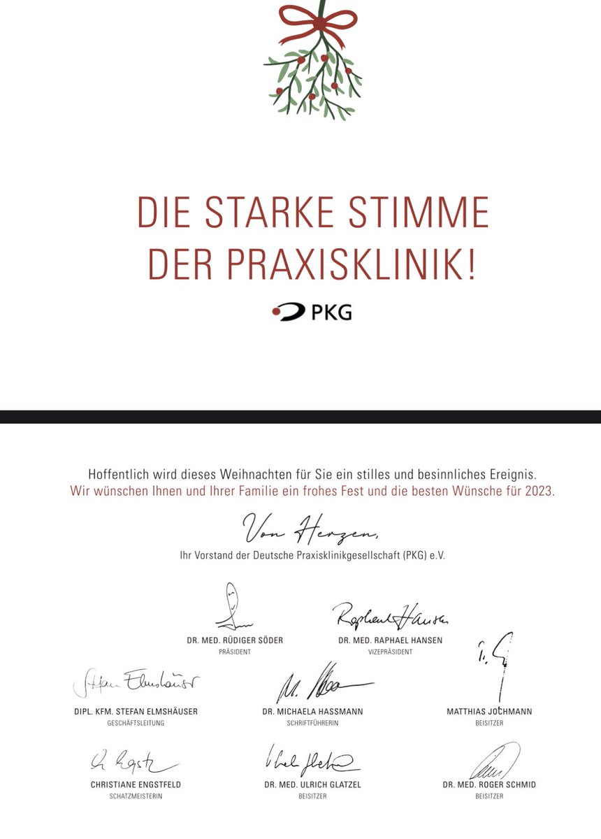Wir, als die starke Stimme der Praxiskliniken, schicken nach einem ereignisreichen Jahr die besten Wünsche zu Weihnachten! Bleiben Sie gesund!
.⁣
#gesundheitswesen #gesundheitspolitik #klinik #ärzte #medizin #krankenhaus #arzt #gesundheit #praxisklinik #praxisklinikgesellschaft
