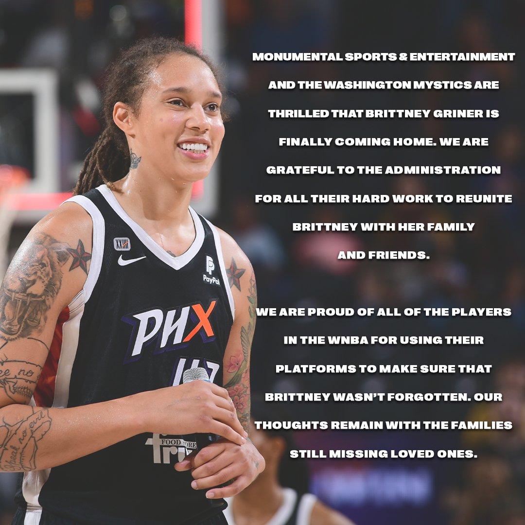 WashMystics's tweet image. BG is coming home 🙌