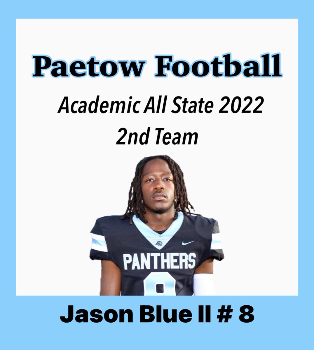 jason_blue84's tweet photo. Blessed and Honored to be named Academic All State‼️@THSCAcoaches https://t.co/GRFEpMjG8l