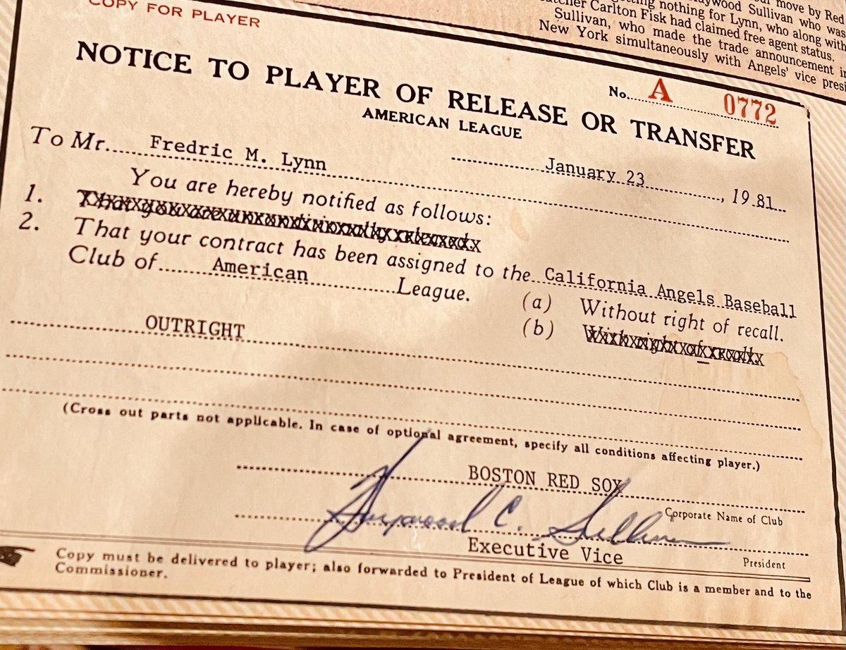 I dug this up for #Throwbackthursday Change is hard on fans and players.