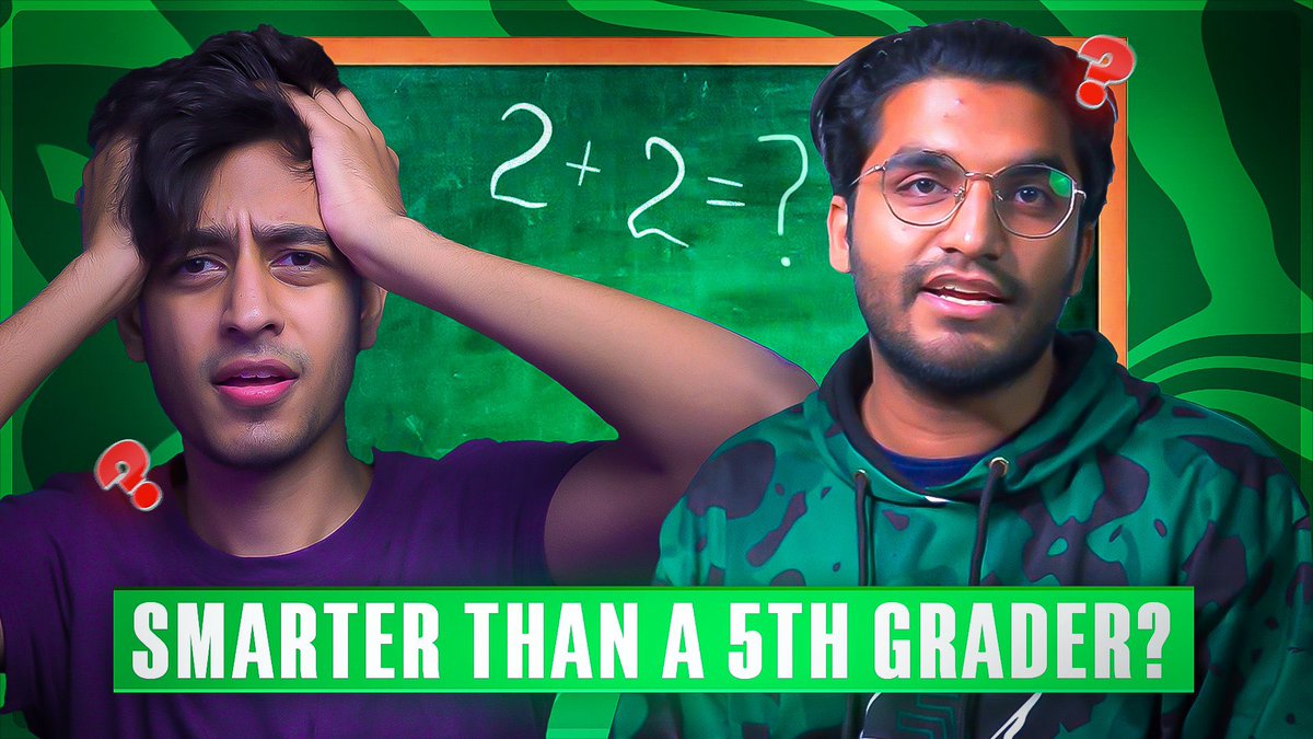 TeamArrow_'s tweet image. Are You Smarter than a 5th Grader ? 🤔
Ft. Brownlad &amp;amp; Nomi

Watch Full Video on YT 👇
youtu.be/iJkgxPo8m-s


Thumbnail by @FlickshotPSD 
Edited by @FuzionVFX