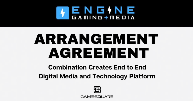 Today, Engine Gaming &amp; Media and @GSQEsports (Gamesquare) announced that they've entered into a definitive arrangement agreement to combine their businesses via an all share deal. Additional info is available in the full press release on our website: enginegaming.com/blog/2022/12/0…