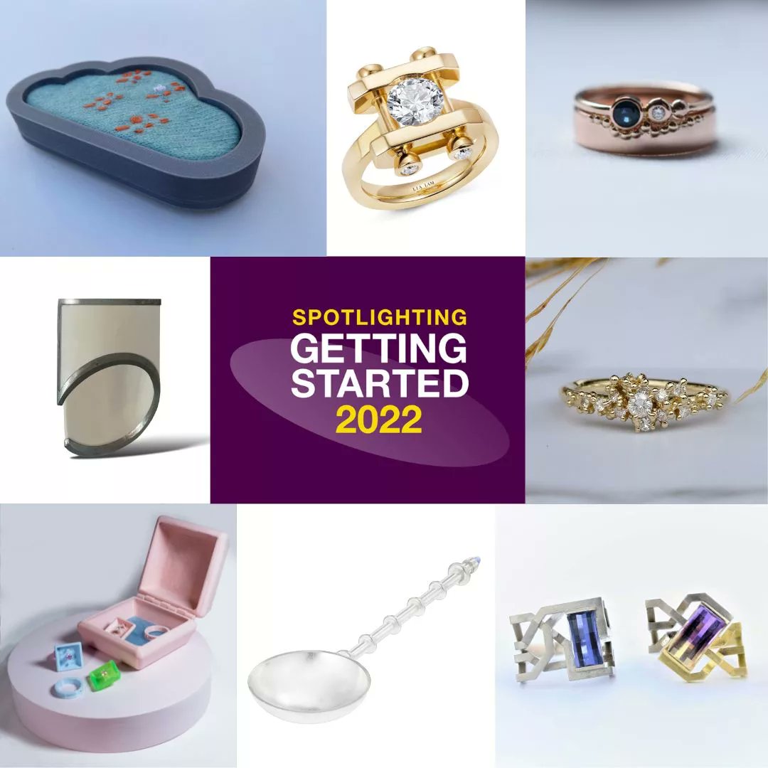 Exciting news! I’ve been selected to take part in the @gsmithscentre initiative Getting Started: #SpotlightingGettingStarted22, championing the best jewellery and silversmithing newcomers. goldsmiths-centre.org/news/news-the-…