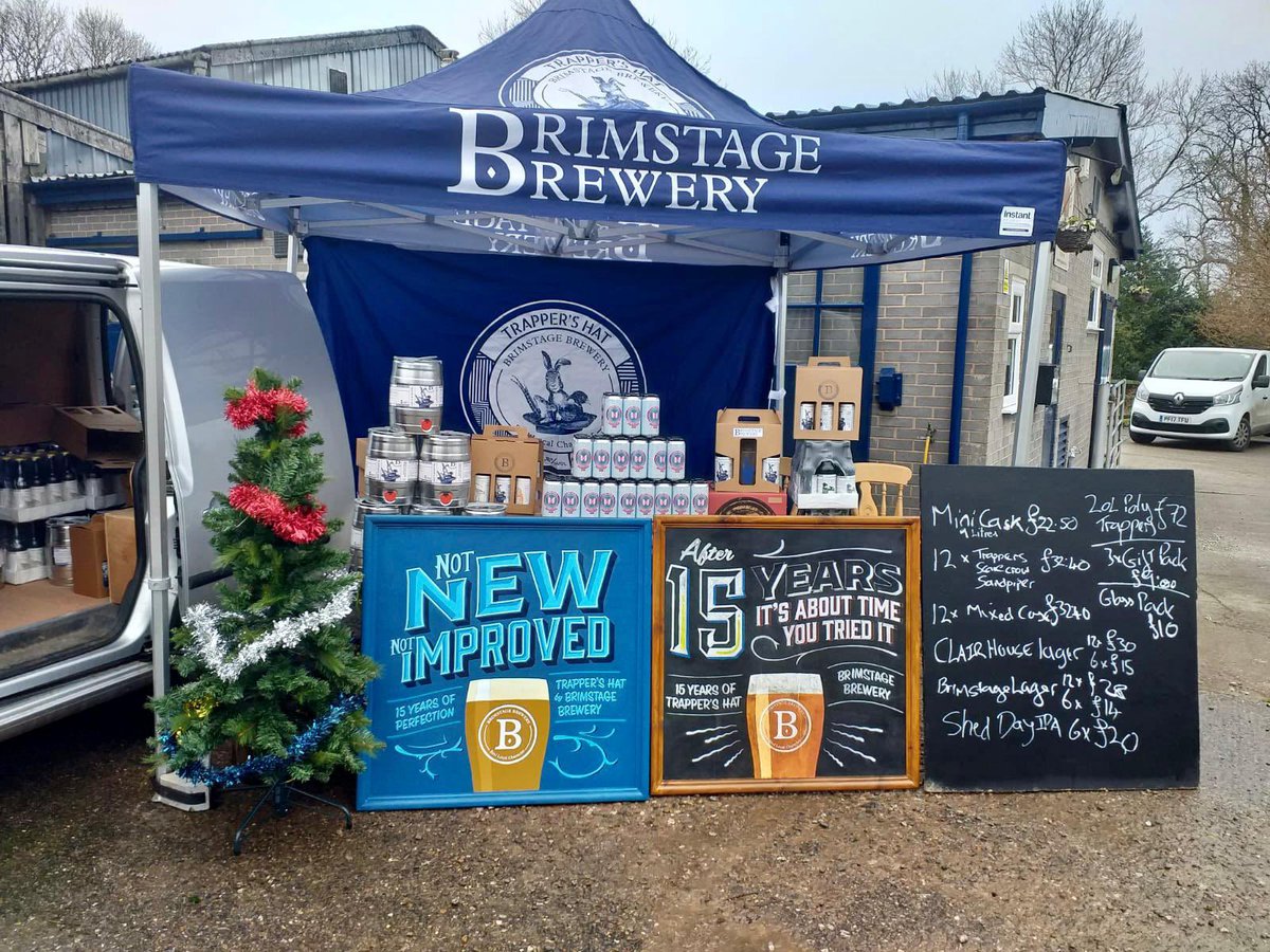 Our Christmas Drive Thru will be open at the brewery on Saturday 10th &amp; 17th December 10am - 3pm. Come along for gift packs, mixed cases or mini kegs for the beer lover in your life. You can also order online, in advance at brimstagebrewery.com and collect your beer on the day