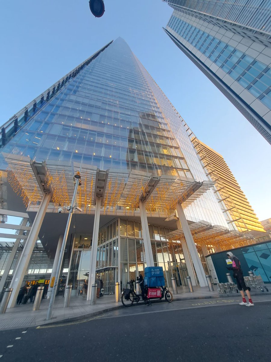 TeamLondonBdg's tweet photo. 🎁 It begins! Presents from @TheShardLondon being collected by @pedalmeapp #cargobike ready to be distributed to local charities. Thank you to everyone at The Shard for your donations! More #GiftBack collections to come next week 🎅💚 https://t.co/IeKBOO8e9d https://t.co/IwsOVFiqw6