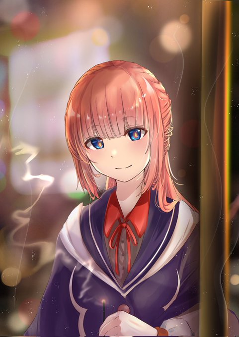 #今年も残りわずかなので今年一番伸びた絵を貼る 花譜ちゃん 「わたしの線香」…! 
