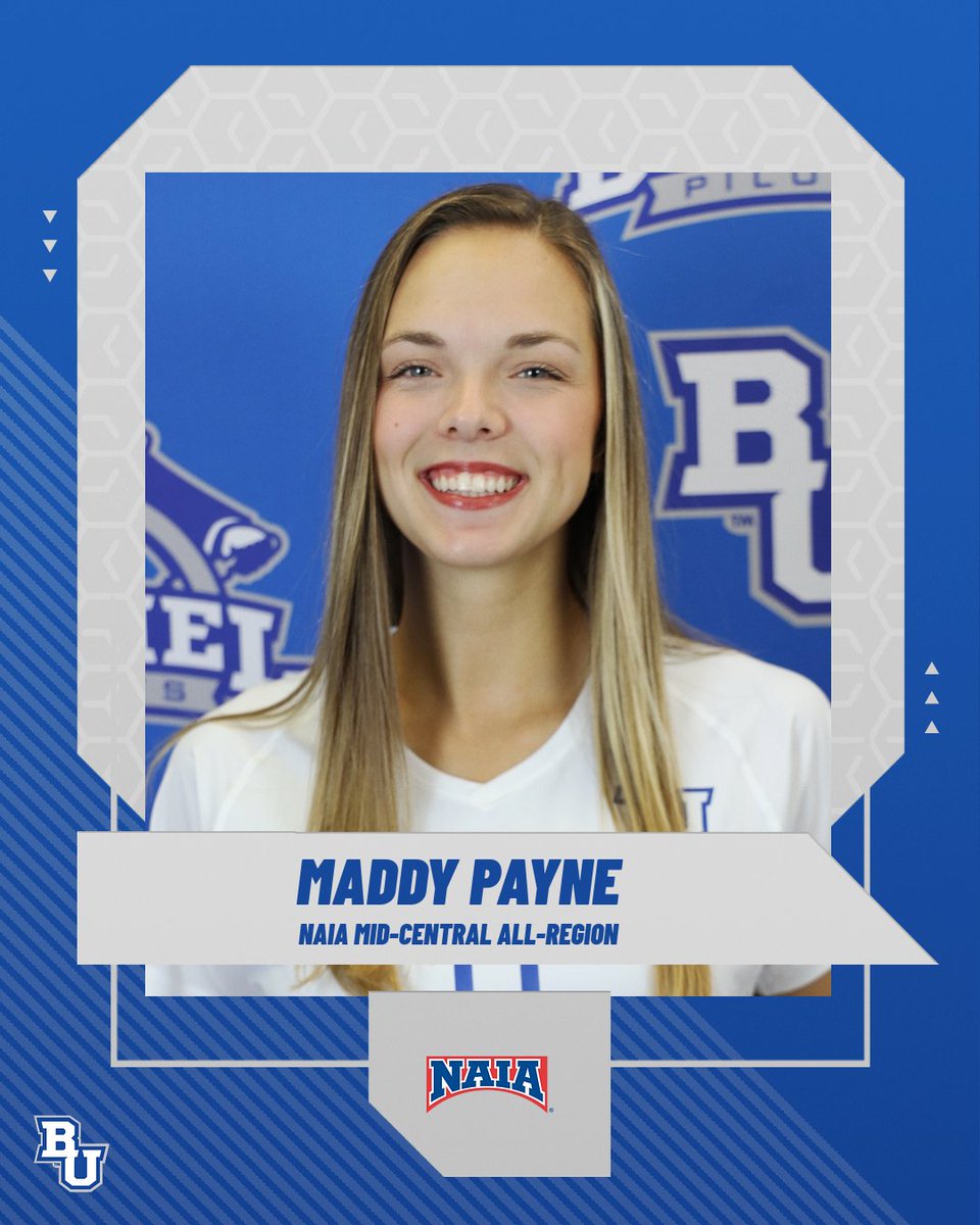 Junior Middle Hitter Maddy Payne receives <a href="/NAIA/">NAIA</a> Mid-Central All-Region recognition!