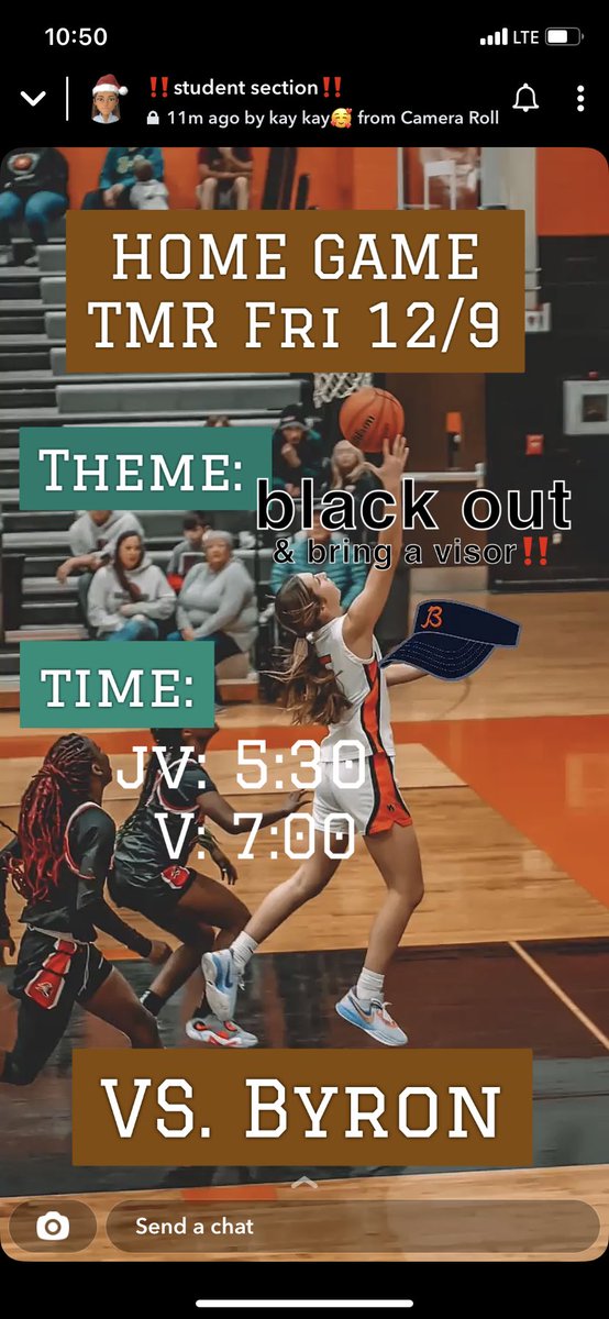 COME OUT AND BE LOUD!! FIRST CONFERENCE GAME! 🟠⚫️
