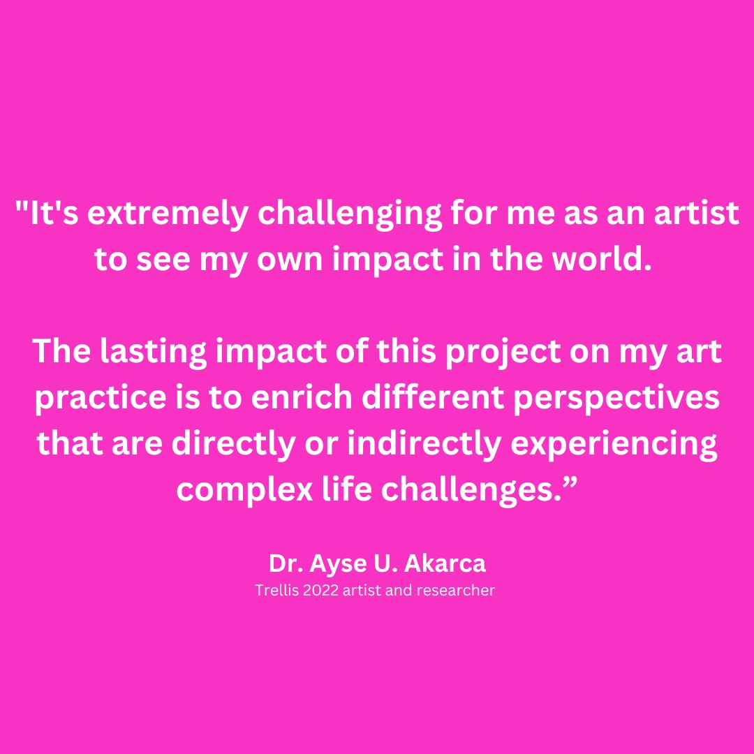 UCLEastEngage's tweet image. How can taking part in Trellis expand your artistic practice?

From gaining enriching new perspectives and seeing the impact of your work on the world, to developing new skills, hear 5 artists share what they learned &amp;amp; how their practice grew in novel ways
ucl.ac.uk/culture-online…