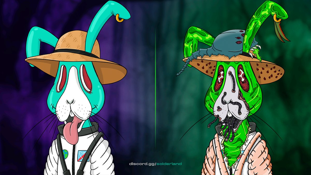 I think he was exposed to a cosmic ray ☢️🧪 #MutantBunnies