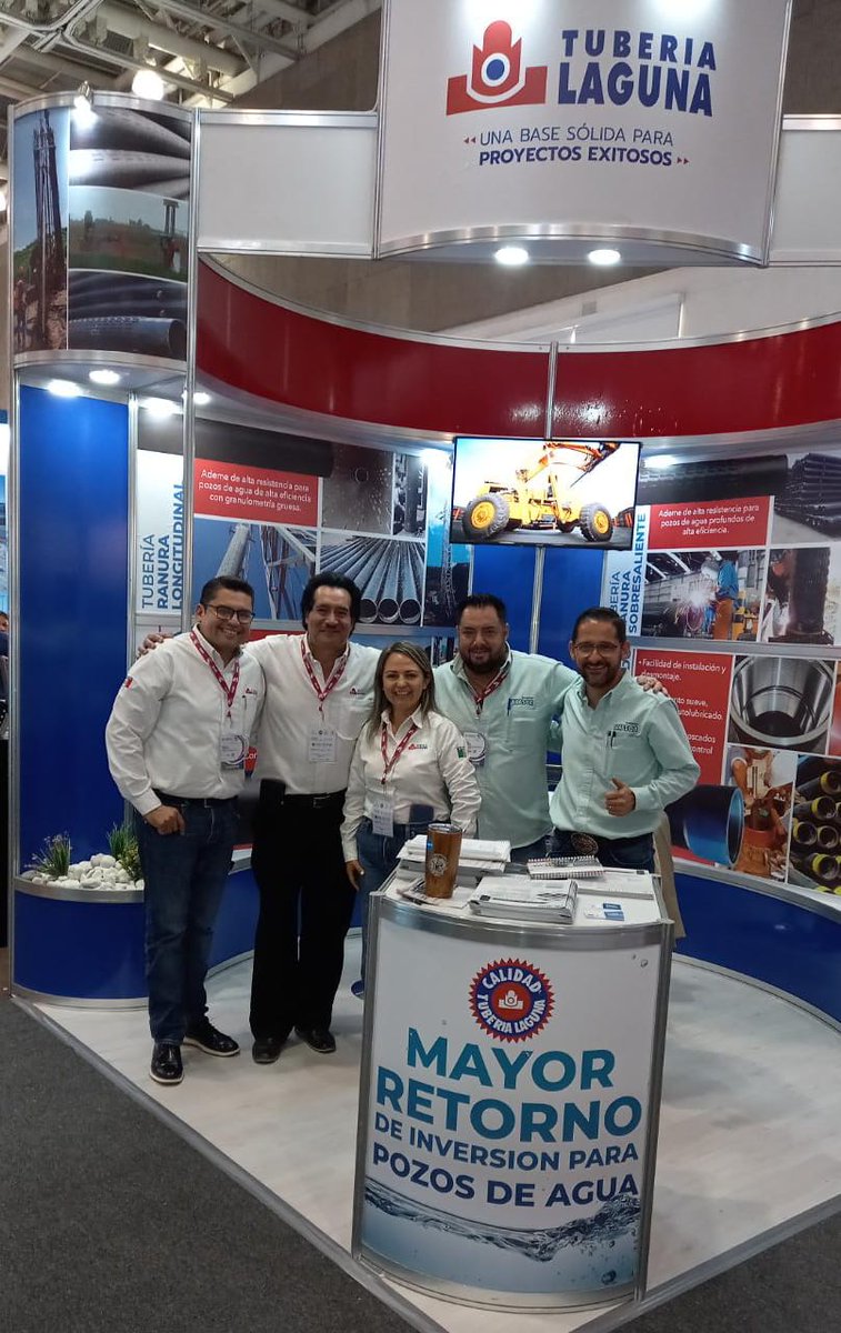 TuberiaLaguna's tweet photo. Nuestro equipo presente #ConvencionAneas2022
Visítanos stand 120
.
.
#UnaBaseSólidaParaProyectosExitosos #TuberiaLaguna https://t.co/7Okjr8wRt4