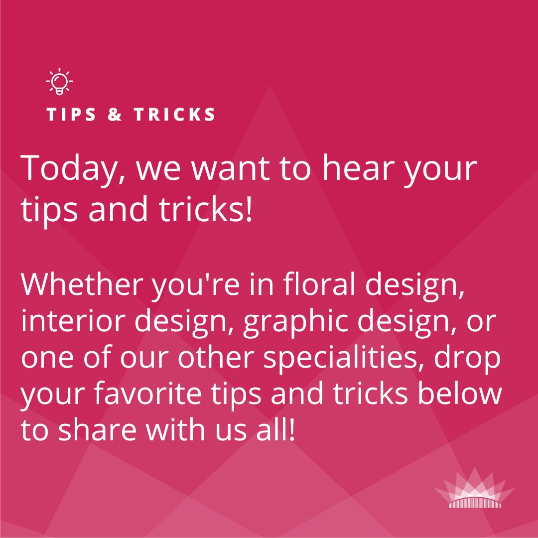 NYIADschool's tweet image. Today, we want to hear YOUR favorite design tips and tricks! Share them in the comments below! #DesignTipsAndTricks