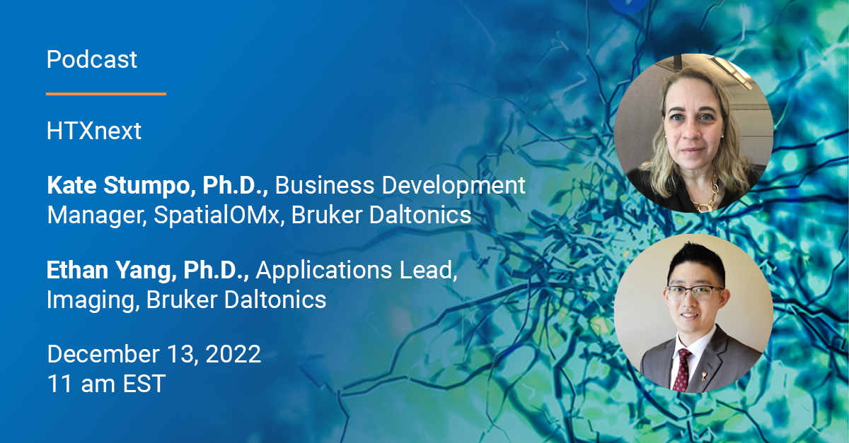 Journey into #MALDI #Imaging with Kate Stumpo &amp; Ethan Yang as they join <a href="/HTXImaging/">HTXImaging</a> special holiday episode. Register here: goto.bruker.com/3Fgpp1U