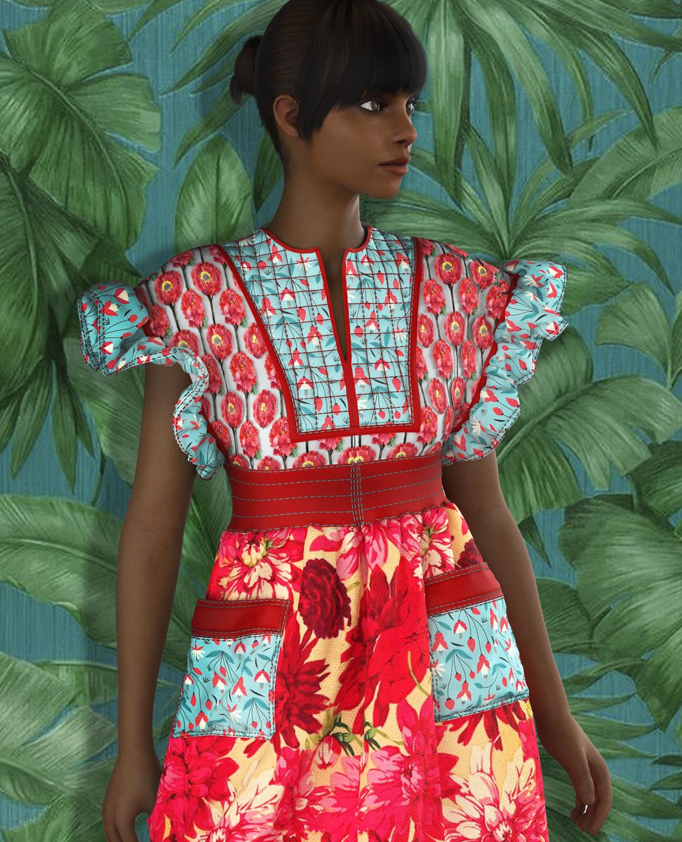 3DCSTUDIOx's tweet photo. Vestido patchwork. Practicando estampados en #Clo3D
#Marvellousdesign #fashiondesign #fashiondesigner #fashion3d #3dworld #3dartist #3dfashion #3ddesign #3dmodeling #3dmoda https://t.co/zeoAMRhTcg