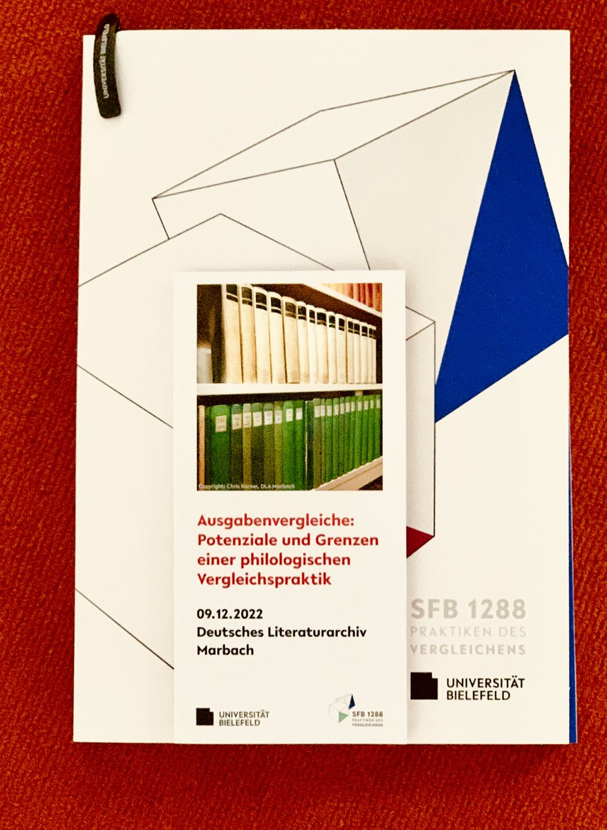 Was gibt’s Neues? - Ein Workshop zum Thema Ausgabenvergleiche im DLA Marbach, der schon morgen um 9.45 Uhr beginnt. #sfb1288 #praktikendesvergleichens #ausgabenvergleich @sfb_comparing @spoerhase @maxigorrichter @AntjeFluechter @gerrit_bruening @Kristina_Ptzld @LeneK35444136