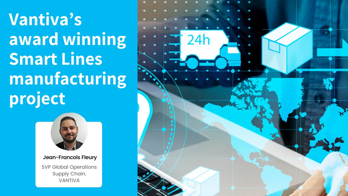 vantiva's tweet image. Vantiva’s #SmartLines: moving the needle in the manufacturing process  
Our Global Operations Supply Chain SVP unveiled the innovation #Vantiva utilized in its #productionlines for a more efficient #manufacturing process. What are the top benefits? bit.ly/3BgwiiI