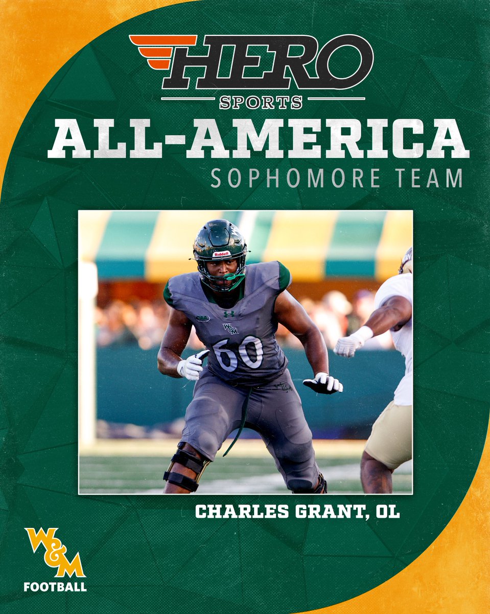 WMTribeFootball's tweet image. 🏅🏅🏅🏅 𝐅𝐨𝐮𝐫 𝐖&amp;amp;𝐌 𝐒𝐭𝐚𝐧𝐝𝐨𝐮𝐭𝐬 𝐄𝐚𝐫𝐧 @HEROSports_FCS 𝐀𝐥𝐥-𝐀𝐦𝐞𝐫𝐢𝐜𝐚 𝐇𝐨𝐧𝐨𝐫𝐬

📰 bit.ly/3F567N6

#GoTribe