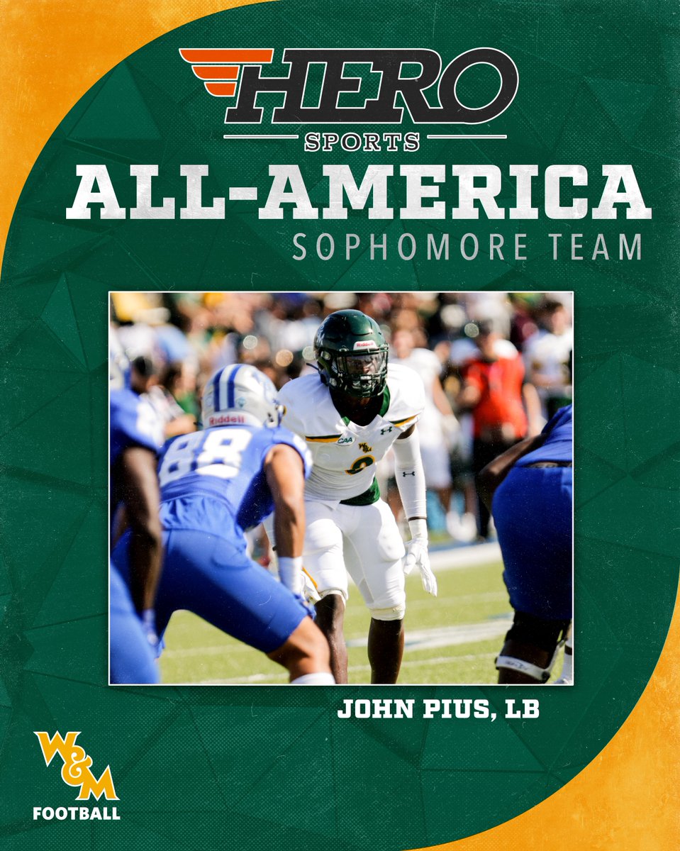 WMTribeFootball's tweet image. 🏅🏅🏅🏅 𝐅𝐨𝐮𝐫 𝐖&amp;amp;𝐌 𝐒𝐭𝐚𝐧𝐝𝐨𝐮𝐭𝐬 𝐄𝐚𝐫𝐧 @HEROSports_FCS 𝐀𝐥𝐥-𝐀𝐦𝐞𝐫𝐢𝐜𝐚 𝐇𝐨𝐧𝐨𝐫𝐬

📰 bit.ly/3F567N6

#GoTribe