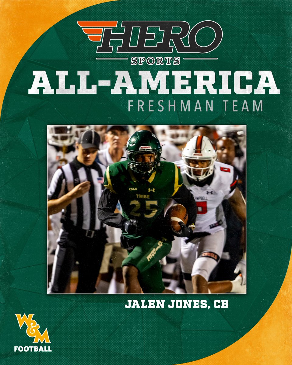 WMTribeFootball's tweet image. 🏅🏅🏅🏅 𝐅𝐨𝐮𝐫 𝐖&amp;amp;𝐌 𝐒𝐭𝐚𝐧𝐝𝐨𝐮𝐭𝐬 𝐄𝐚𝐫𝐧 @HEROSports_FCS 𝐀𝐥𝐥-𝐀𝐦𝐞𝐫𝐢𝐜𝐚 𝐇𝐨𝐧𝐨𝐫𝐬

📰 bit.ly/3F567N6

#GoTribe