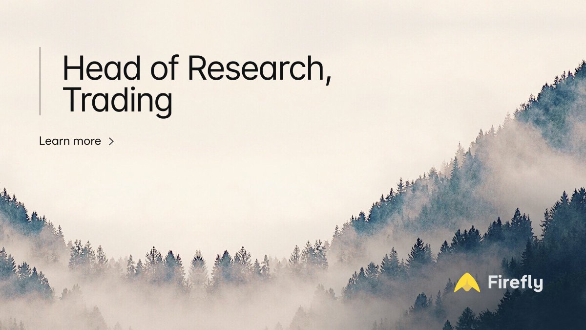 Firefly Exchange on Twitter "We are currently looking for someone with